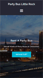 Mobile Screenshot of partybuslittlerock.com